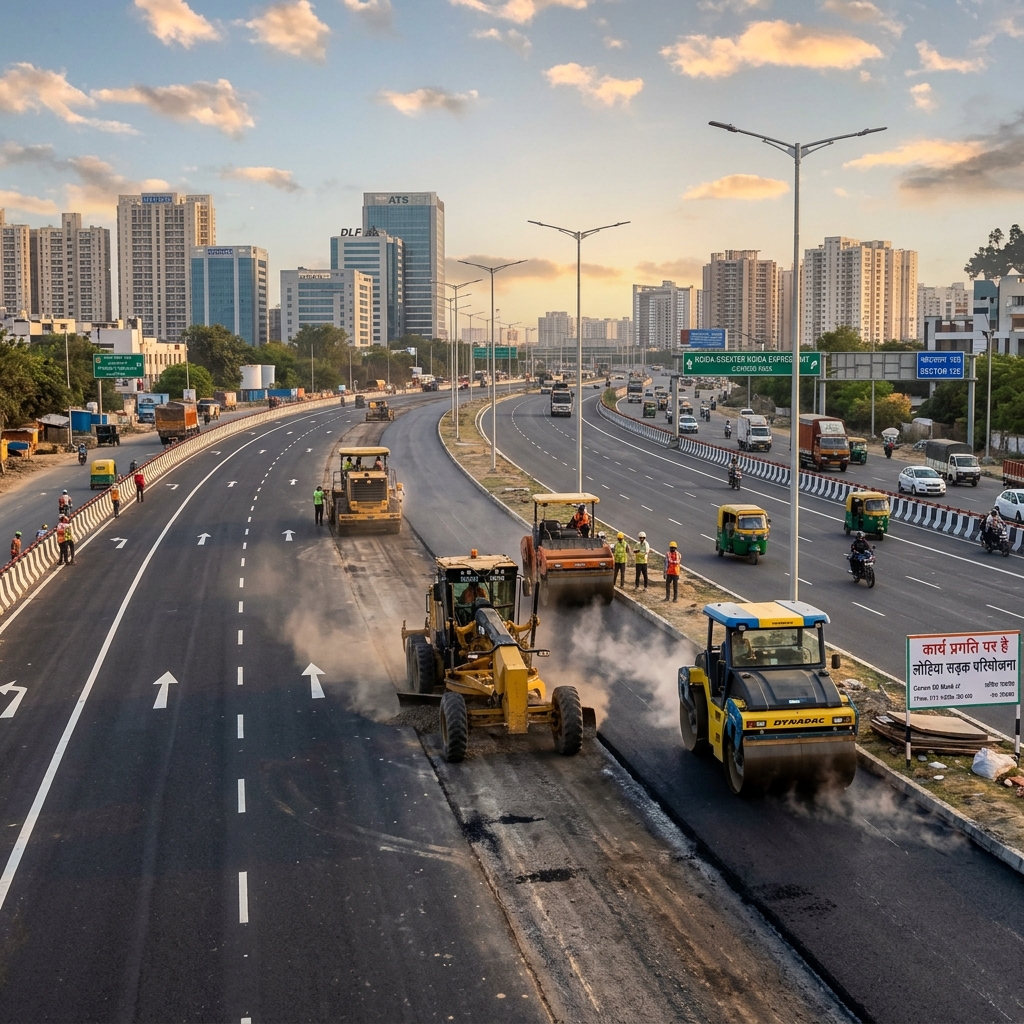 105 Meter Road Infrastructure